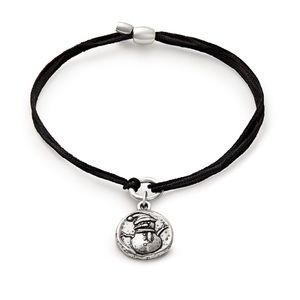NEW Alex and Ani Snowman Pull Cord Bracelet
